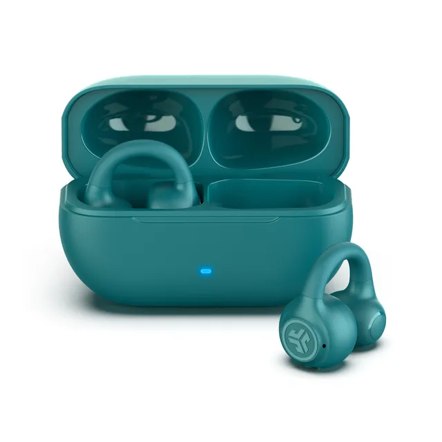 jlab-flex-open-open-ear-earbuds-teal image 1