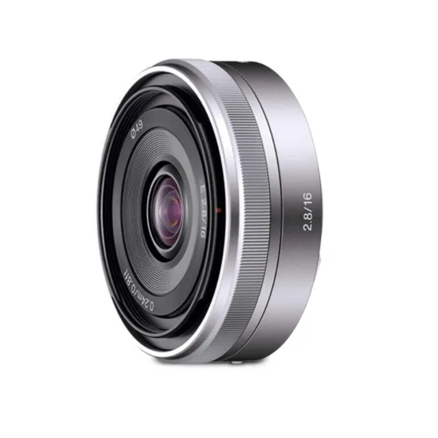 sony-sel16f28-super-weitwinkel-objektiv-16mm-f2-8-e-mount-aps-c-silber image 1