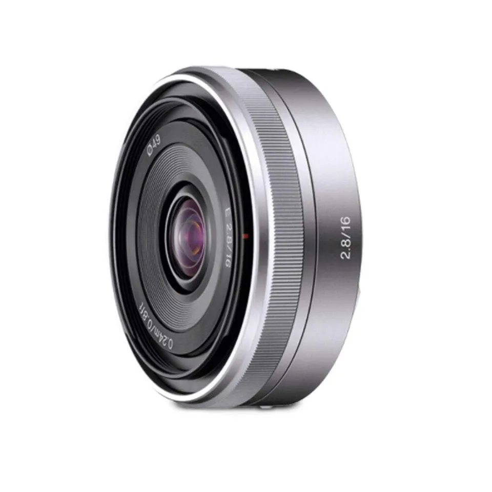 sony-sel16f28-super-weitwinkel-objektiv-16mm-f2-8-e-mount-aps-c-silber image 1