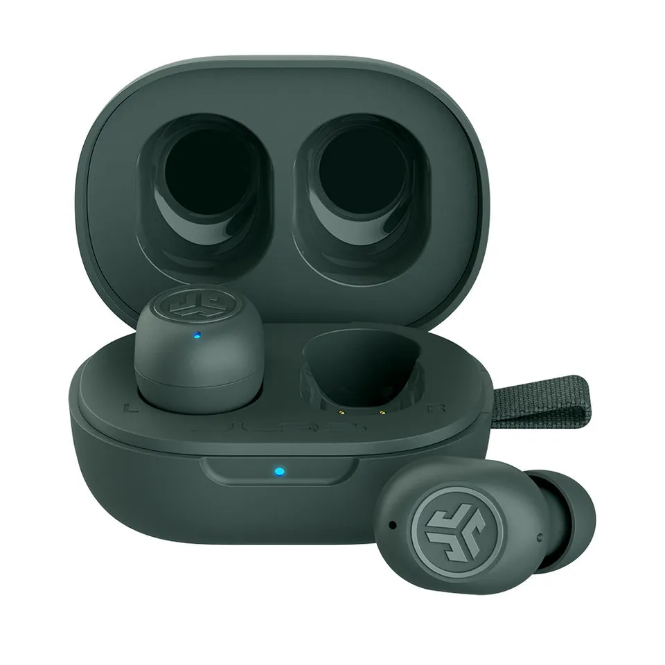 jlab-jbuds-mini-true-wireless-earbuds-sage-gray image 1