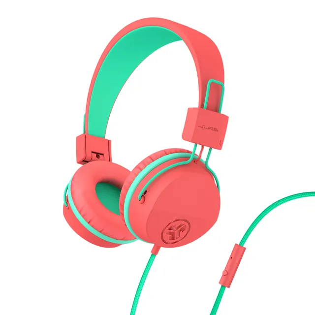 jlab-jbuddies-studio-on-ear-kabelgebundene-kinderkopfh-rer-pfirsich image 1