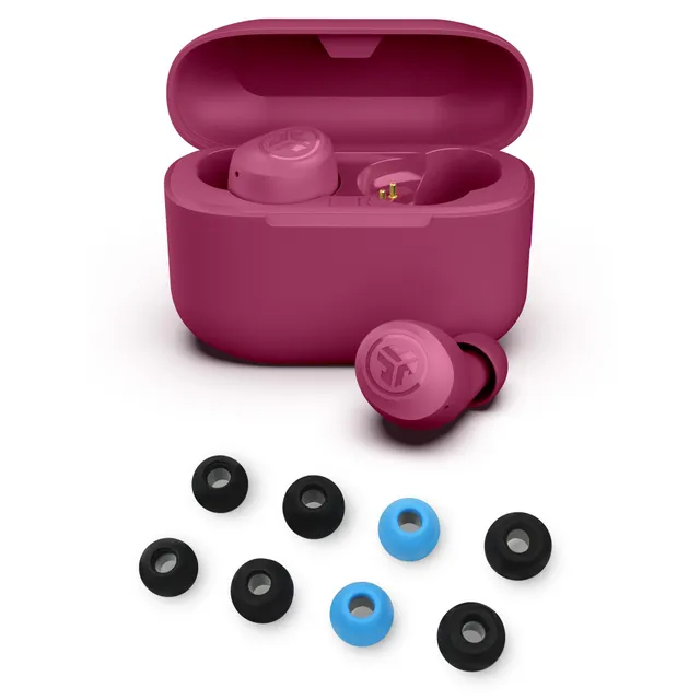 jlab-go-pop-dark-pink-mit-cloud-foam-tips-geschenkset image 1