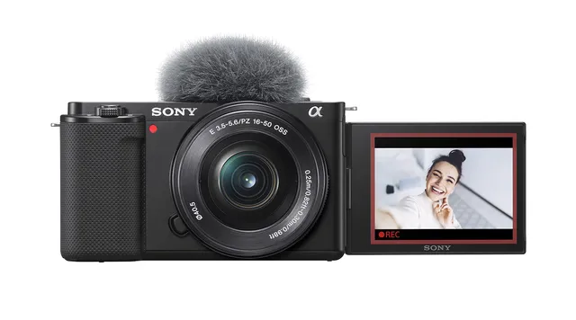 sony-zv-e10-systemkamera-mit-16-50mm-objektiv-aps-c-4k-video-schwenkbares-displa image 1