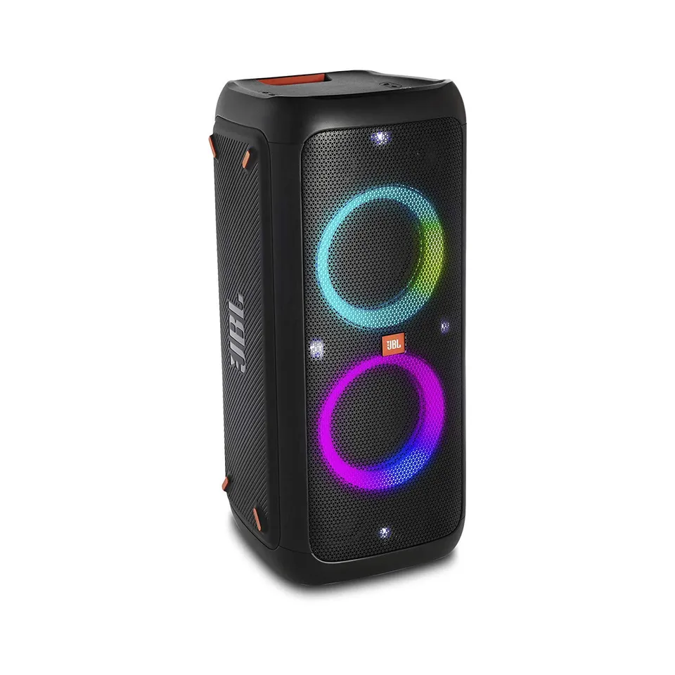 jbl-partybox-200-tragbarer-bluetooth-party-lautsprecher-schwarz-160w-sound-licht image 1