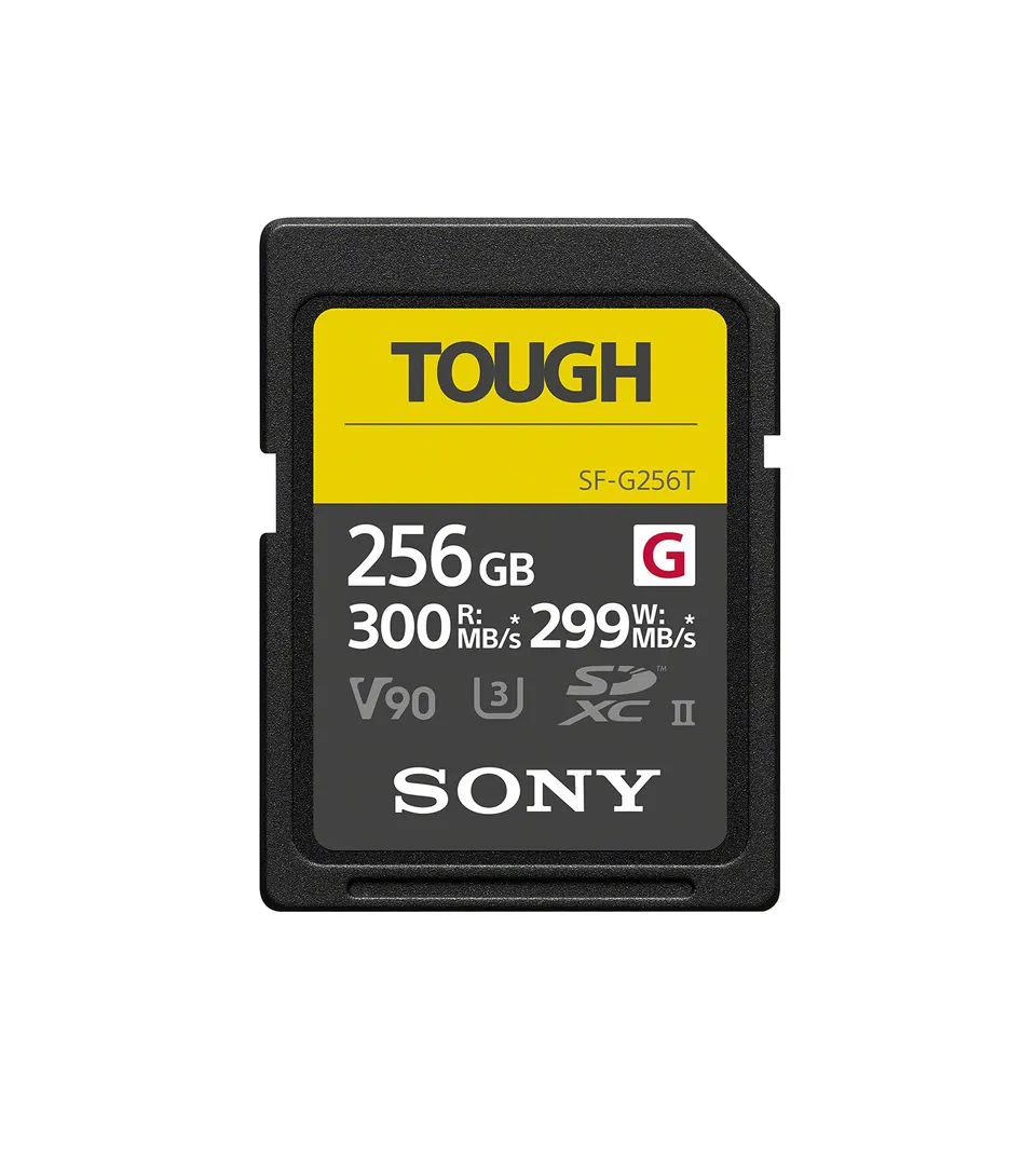 sony-tough-sf-g256t-speicherkarte-256gb-sdxc-uhs-ii-v90-299mb-s-schreiben-robust image 1