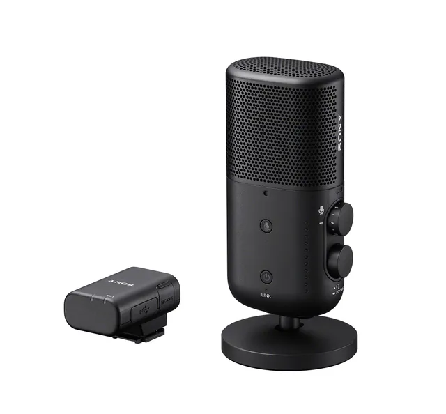 sony-ecm-s1-streaming-mikrofon-kabellos-mit-rauschunterdr-ckung-f-r-podcasts-vlo image 1