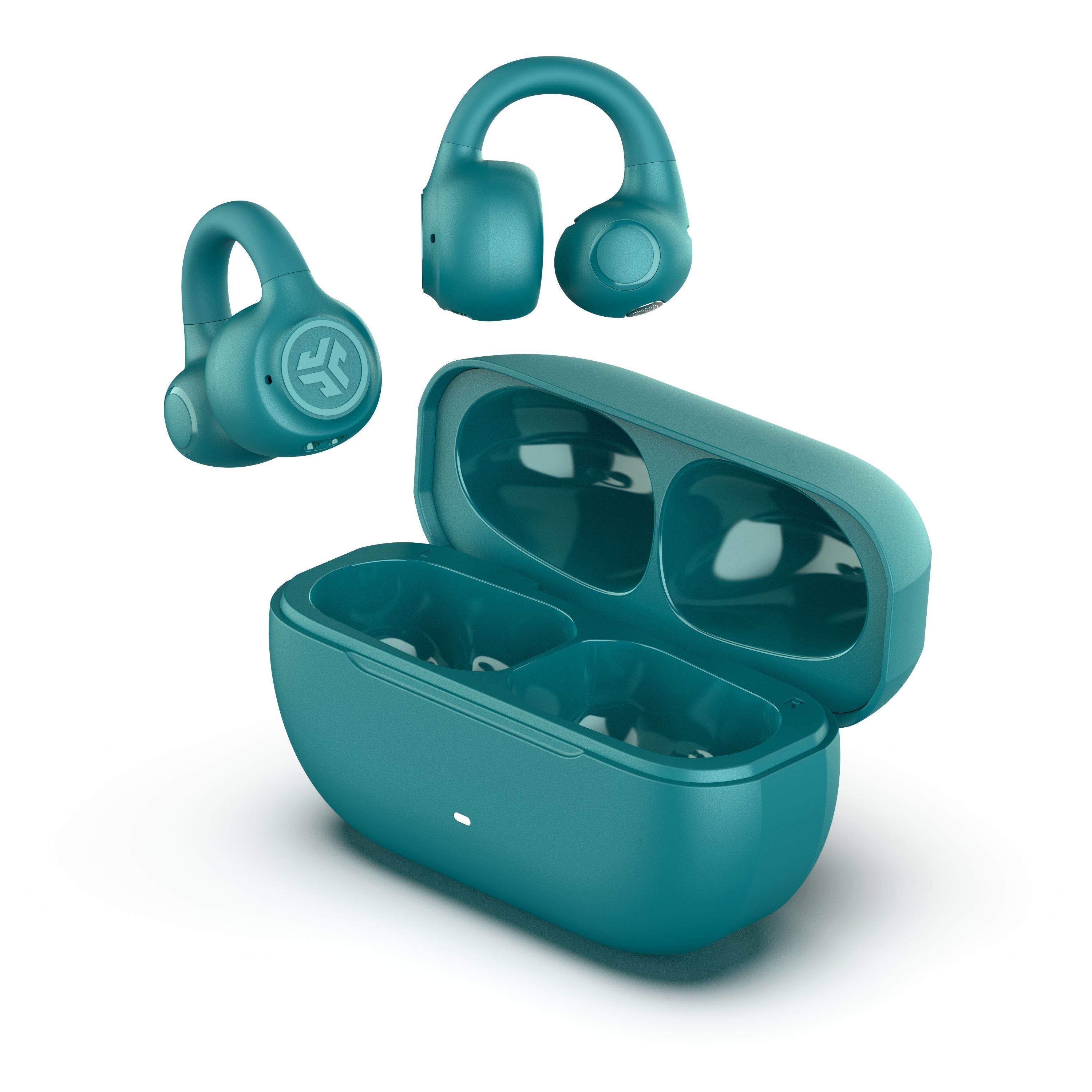 jlab-flex-open-open-ear-earbuds-teal image 4