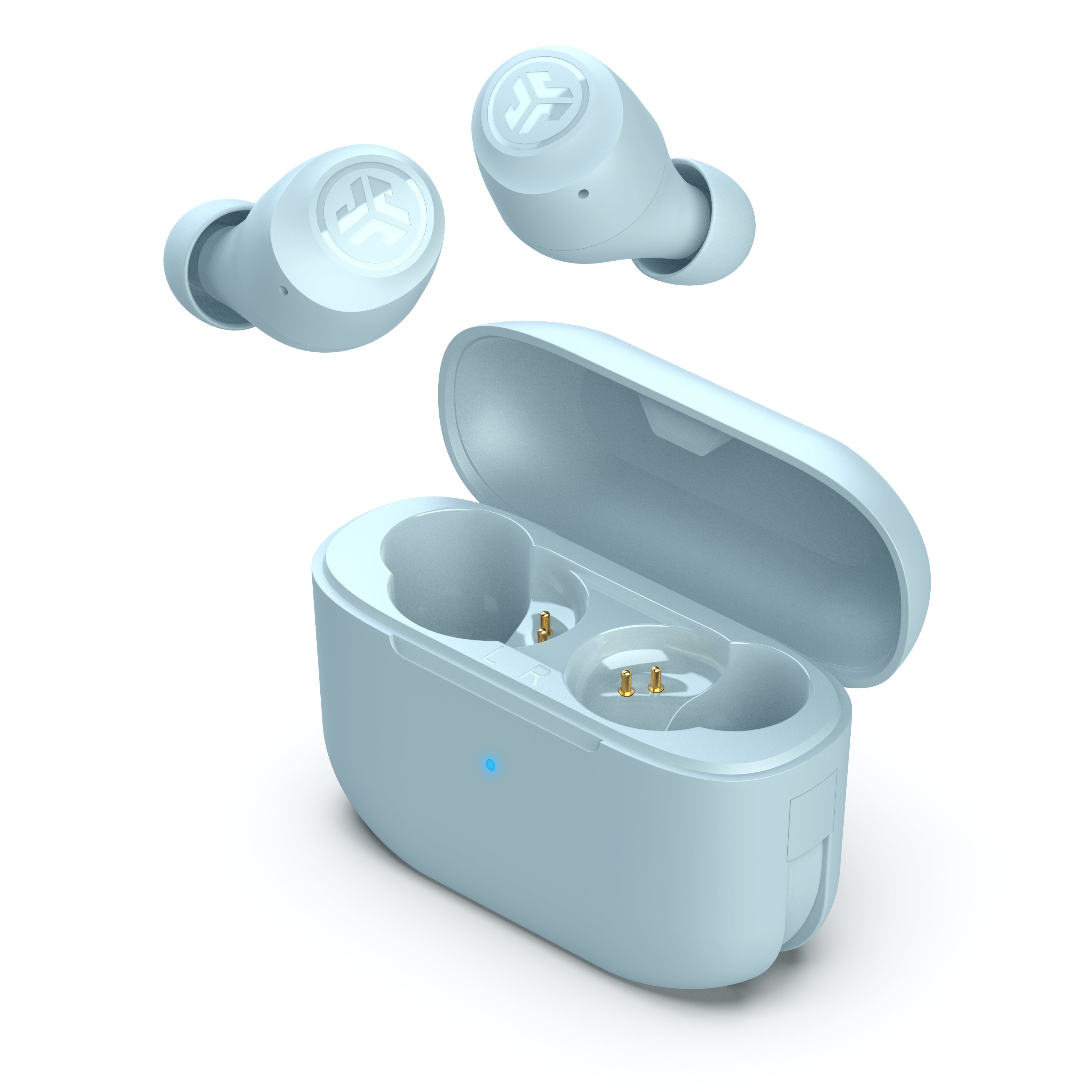 jlab-go-pop-true-wireless-earbuds-light-blue-mit-cloud-foam-tips-geschenkset image 5