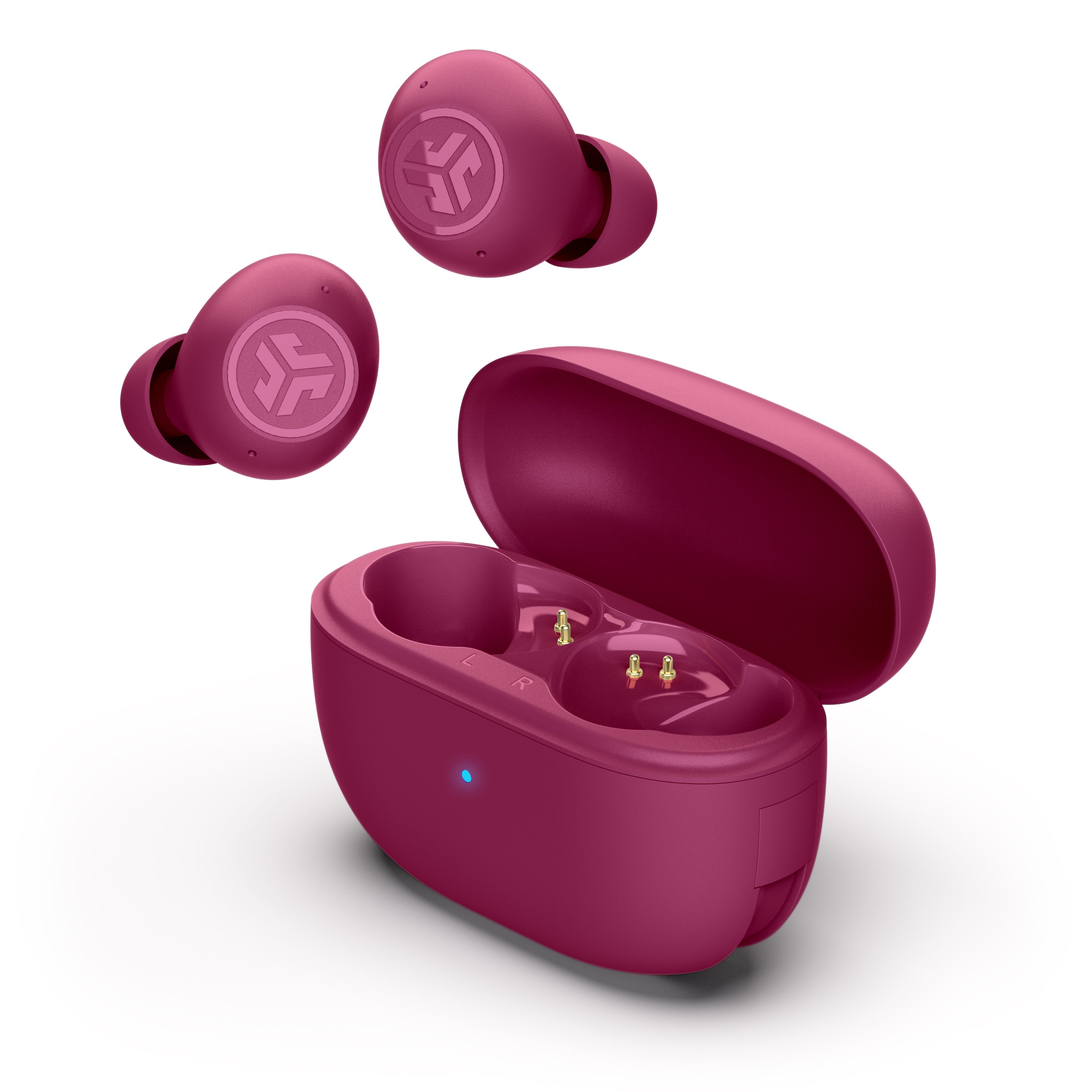 jlab-go-pop-anc-true-wireless-earbuds-fuchsia image 3