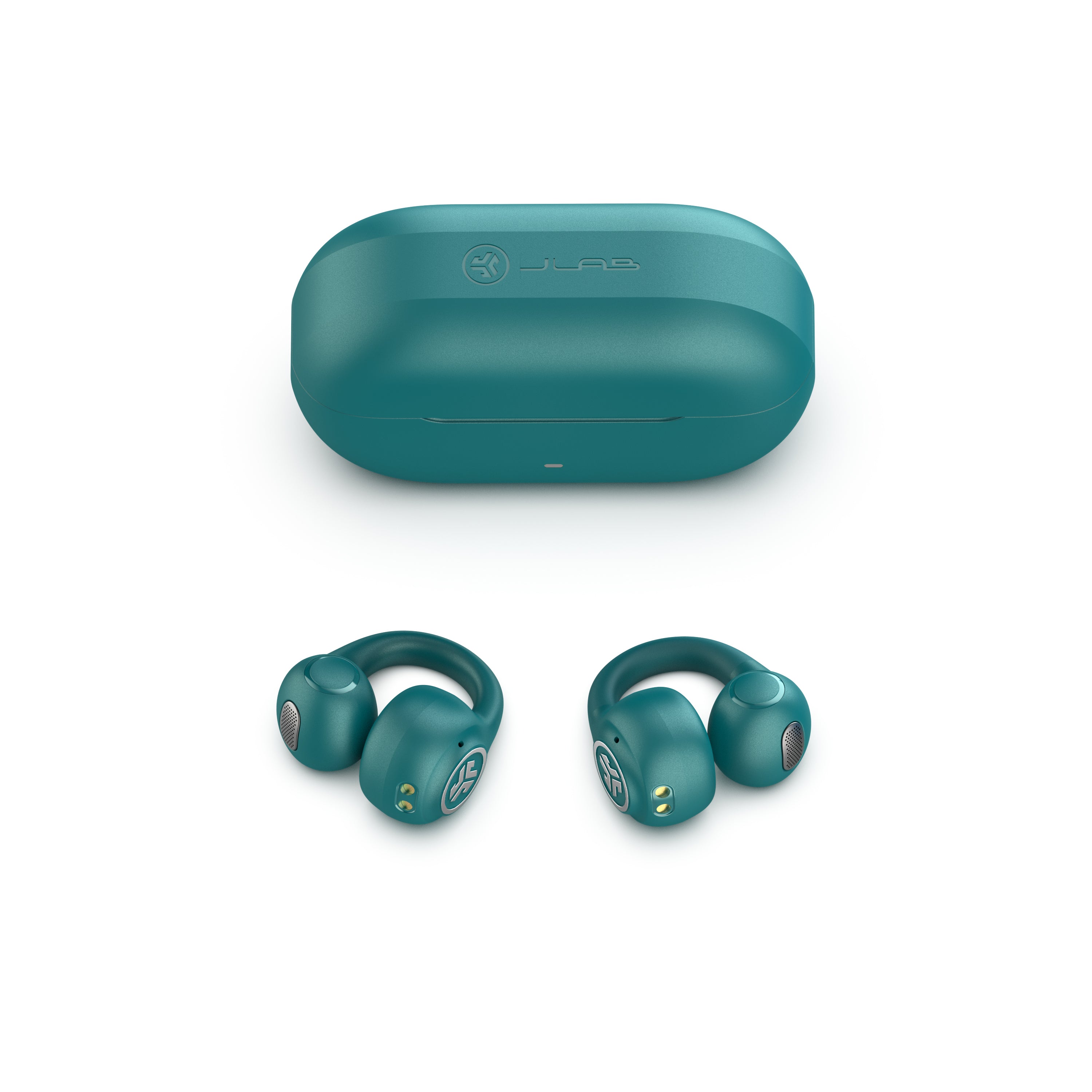 jlab-flex-open-open-ear-earbuds-teal image 6