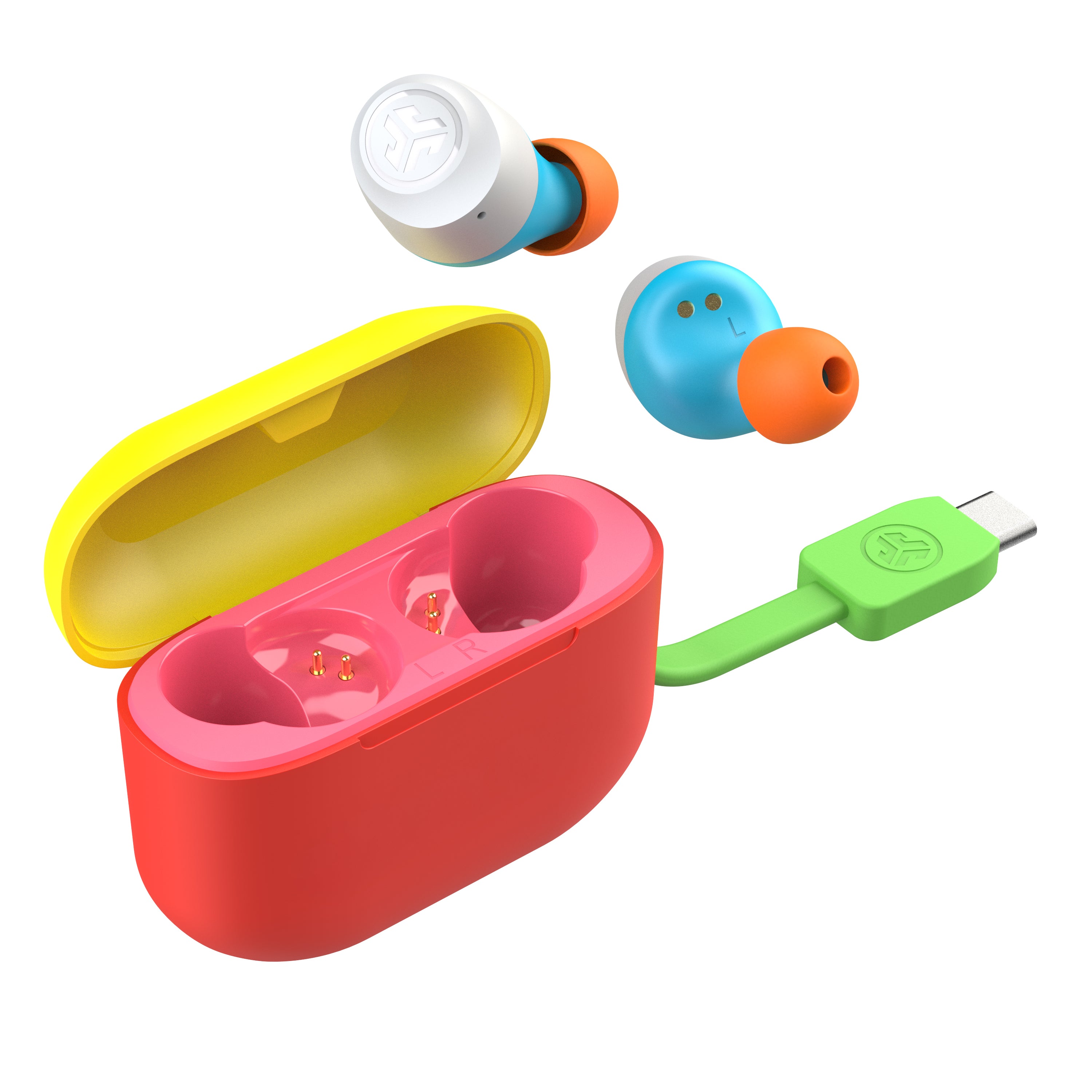 jlab-go-pop-true-wireless-earbuds-confetti image 5