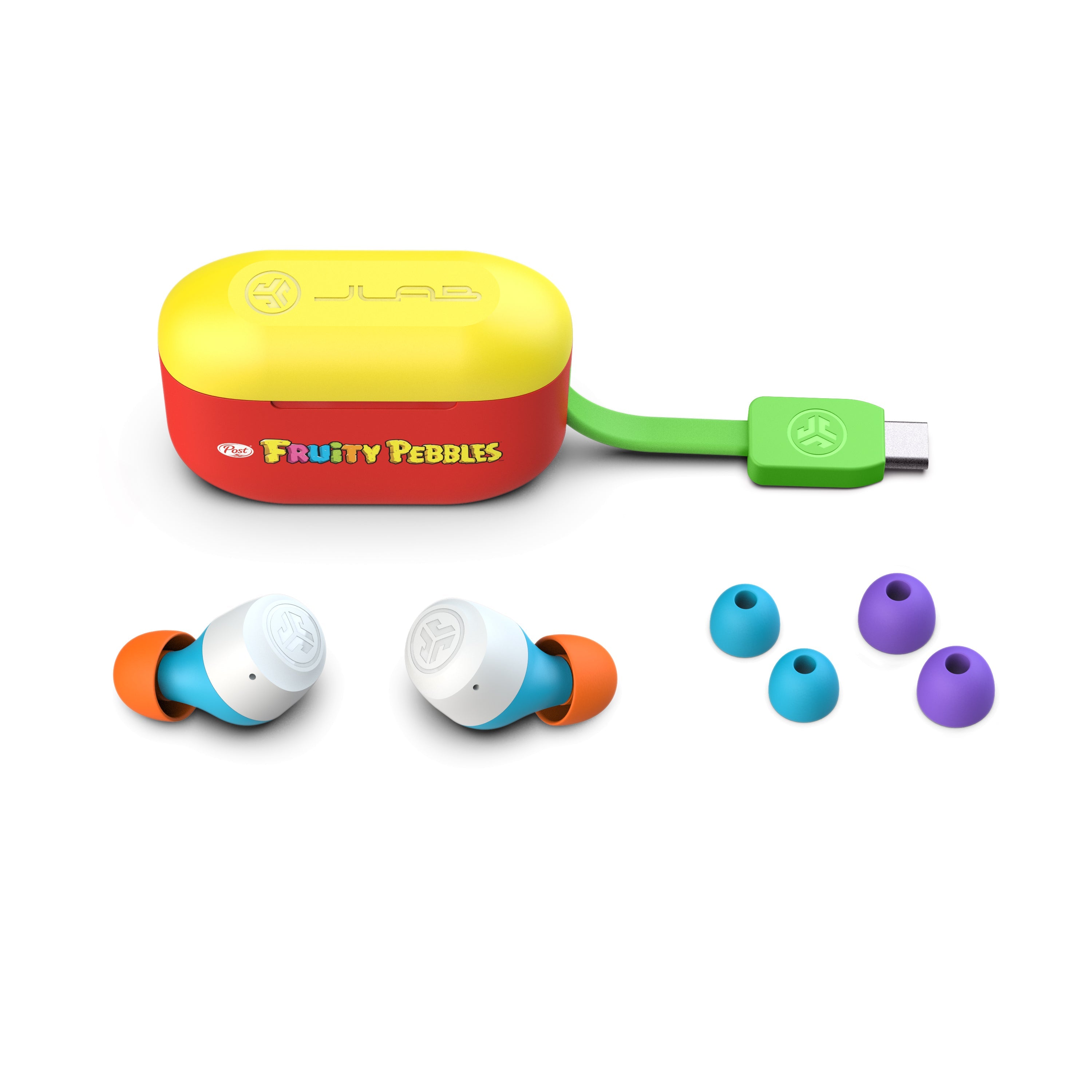 jlab-fruity-pebbles-go-air-pop-true-wireless-earbuds-limited-edition image 7