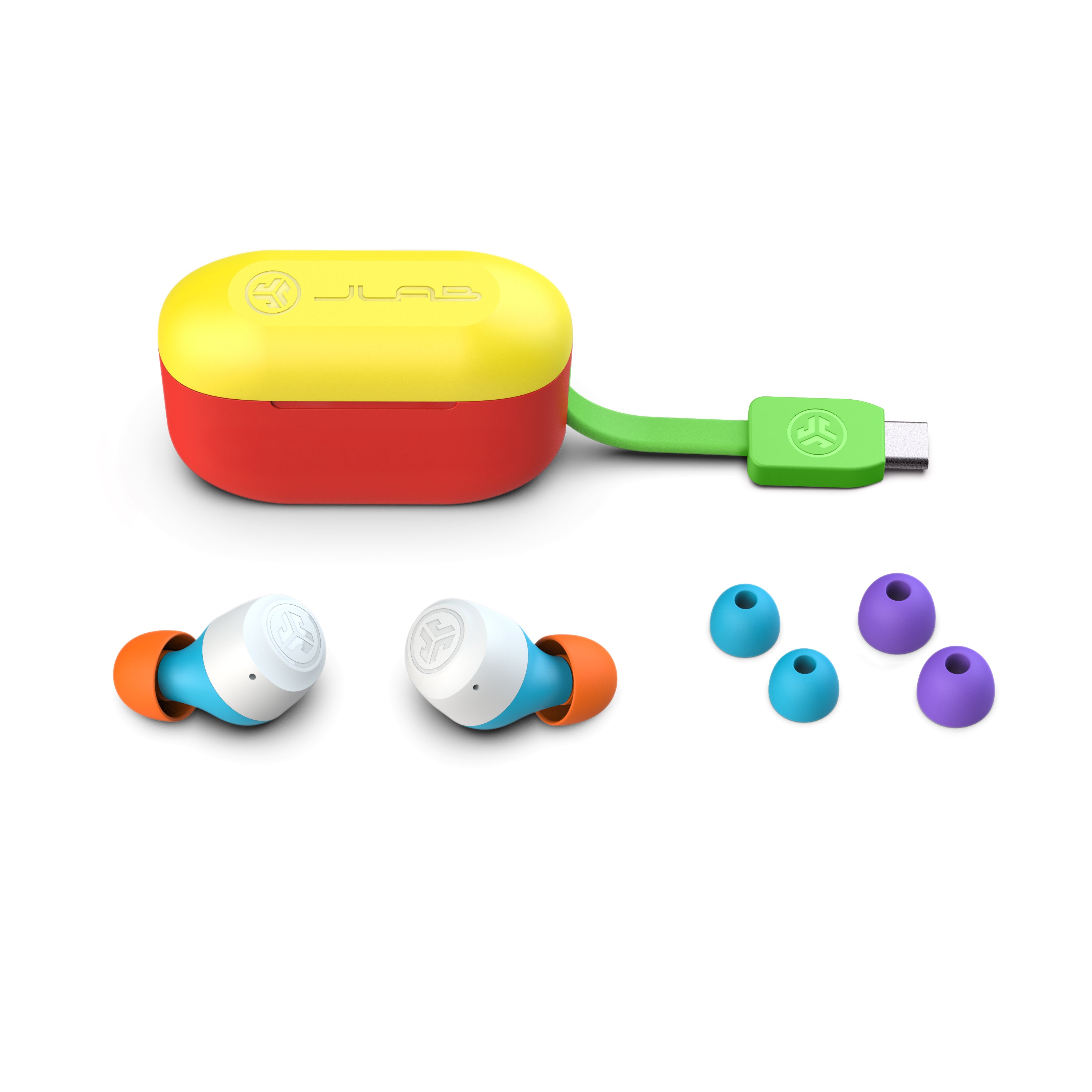 jlab-go-pop-true-wireless-earbuds-confetti image 6