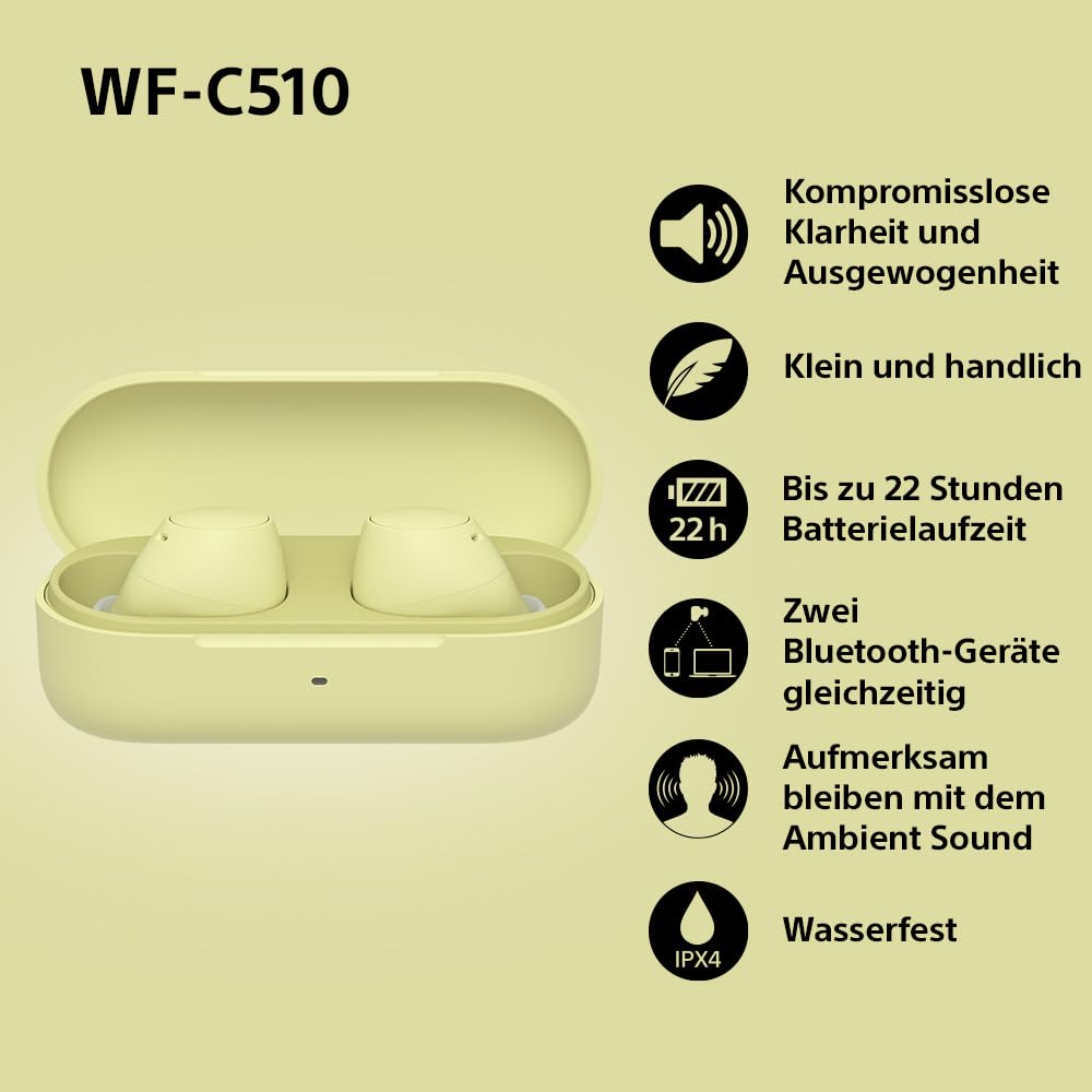sony-wf-c510-truly-wireless-in-ear-kopfh-rer-gelb image 3