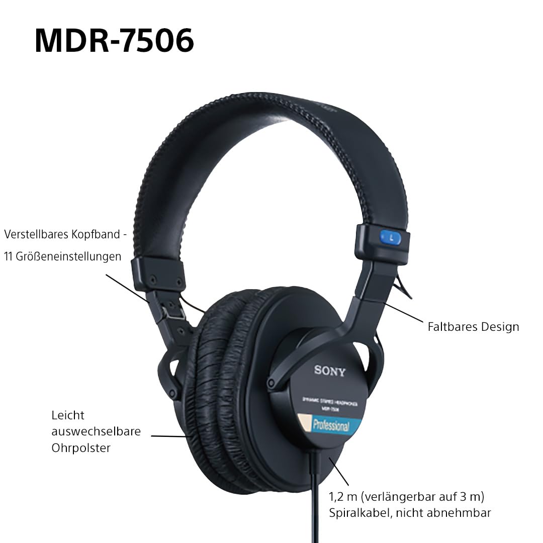 sony-mdr-7506-studio-monitor-kopfh-rer-geschlossen-schwarz image 8