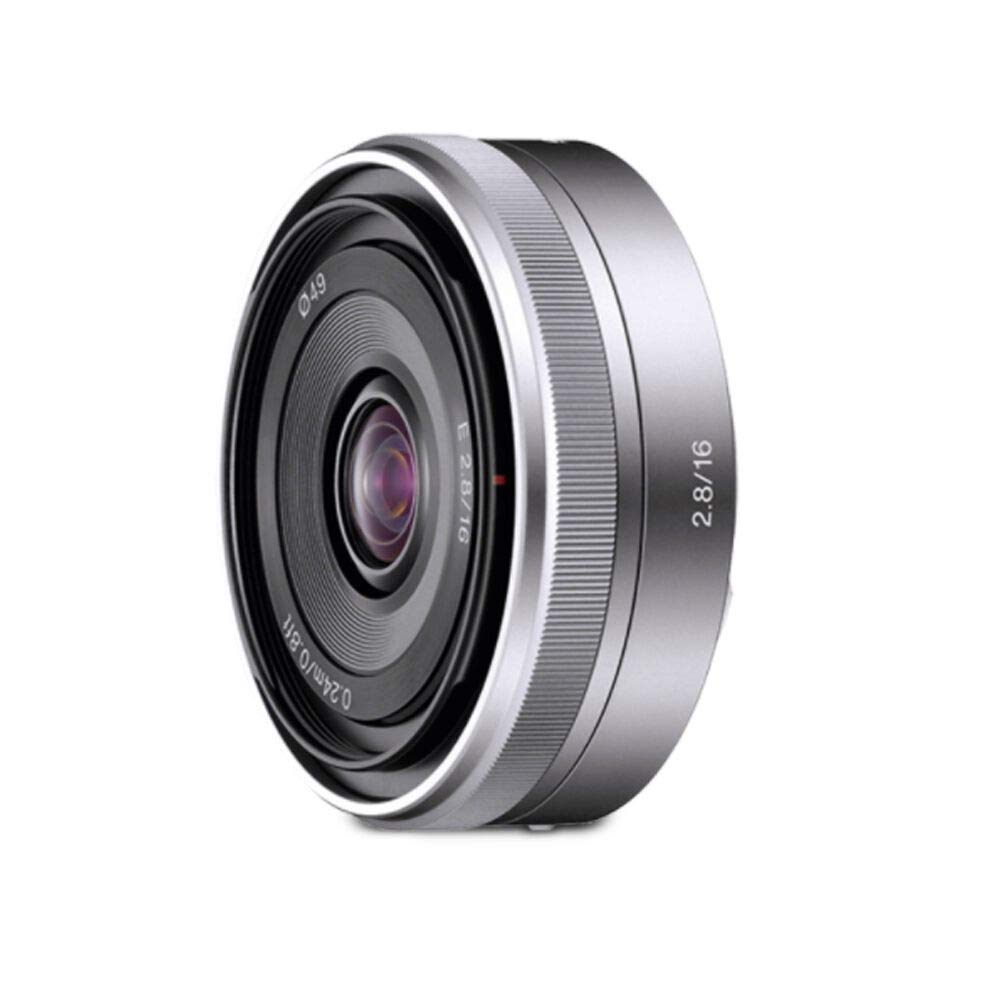 sony-sel16f28-super-weitwinkel-objektiv-16mm-f2-8-e-mount-aps-c-silber image 1
