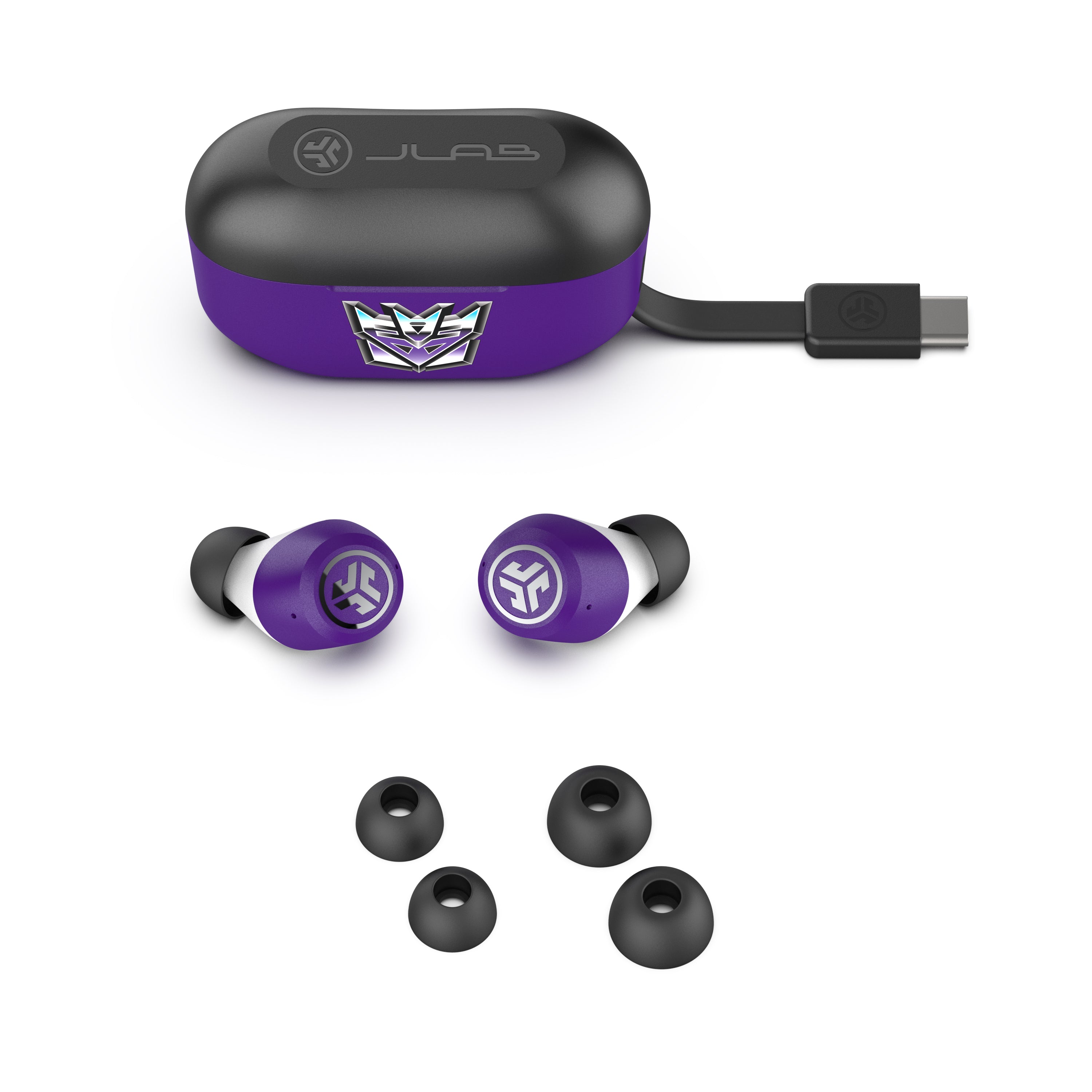 jlab-transformers-jbuds-anc-3-true-wireless-earbuds-decepticons-edition image 8