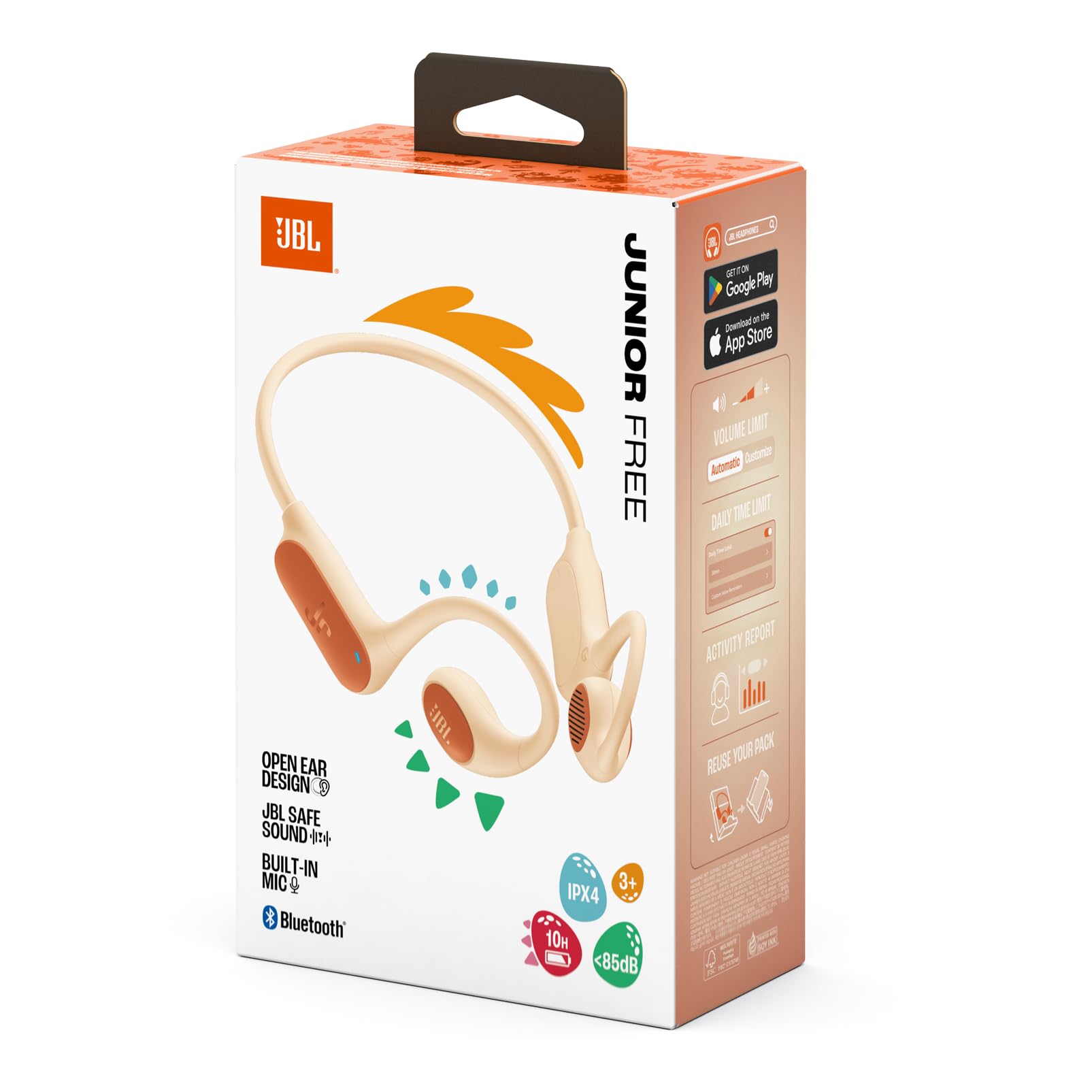 jbl-junior-free-kabellose-open-ear-kopfh-rer-f-r-kinder-peach image 7