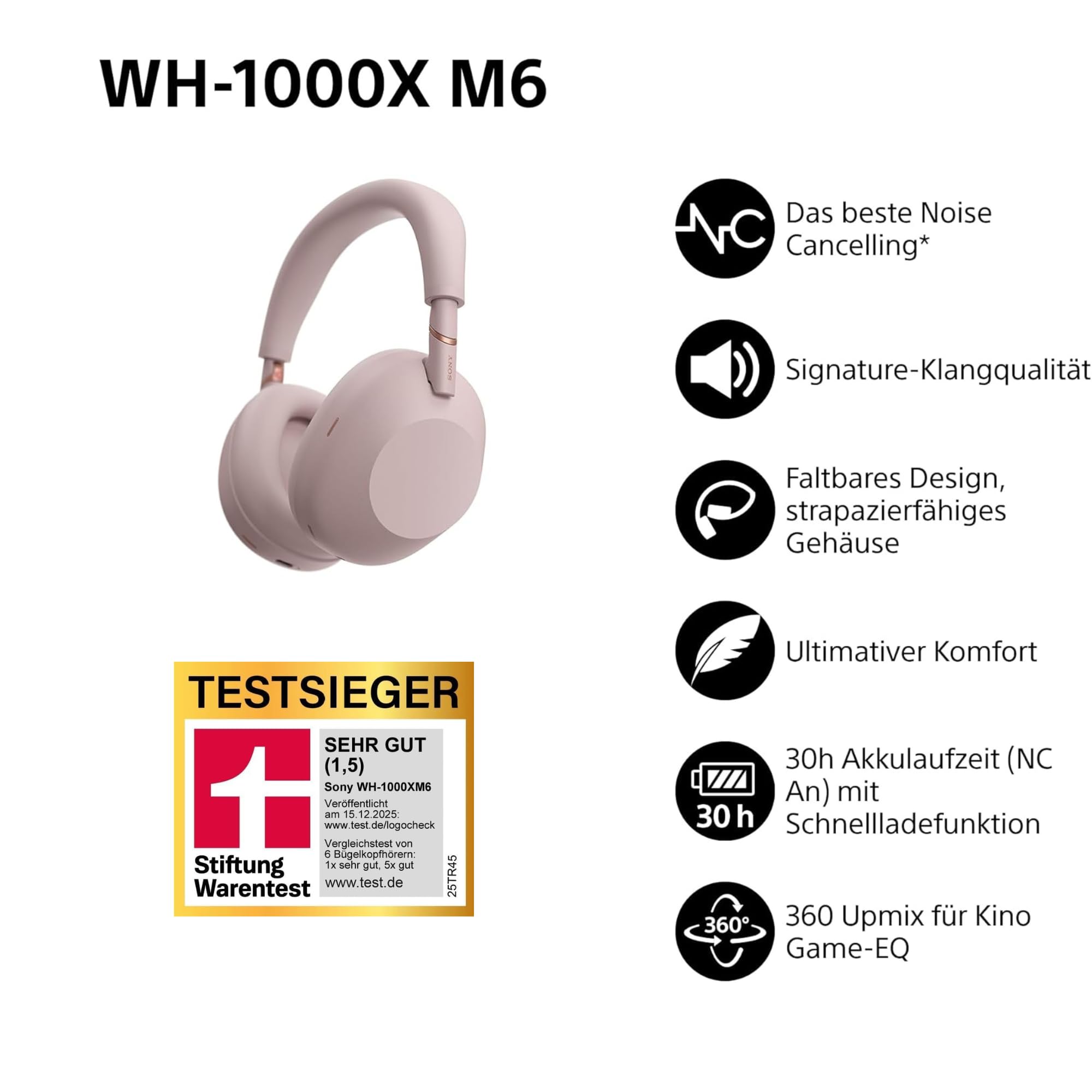 sony-wh-1000xm6-kabelloser-noise-cancelling-kopfh-rer-over-ear-falten-sand-pink- image 2