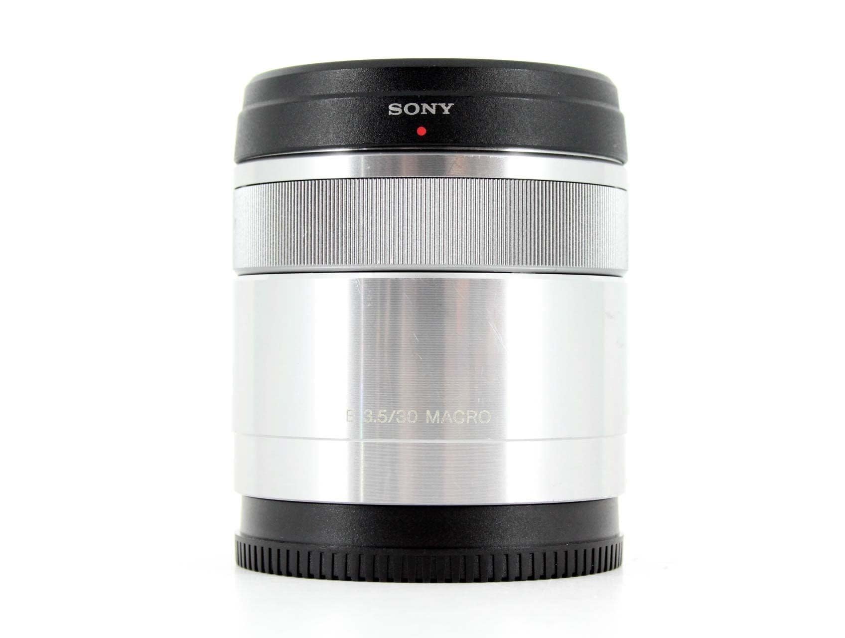 sony-sel30m35-makro-objektiv-30mm-f3-5-f-r-e-mount-aps-c-silber image 1