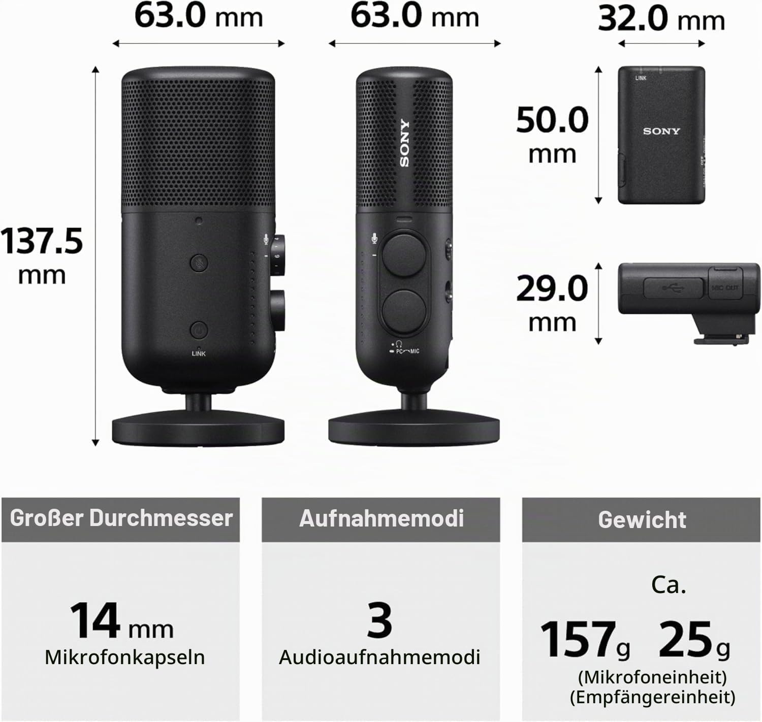 sony-ecm-s1-streaming-mikrofon-kabellos-mit-rauschunterdr-ckung-f-r-podcasts-vlo image 5