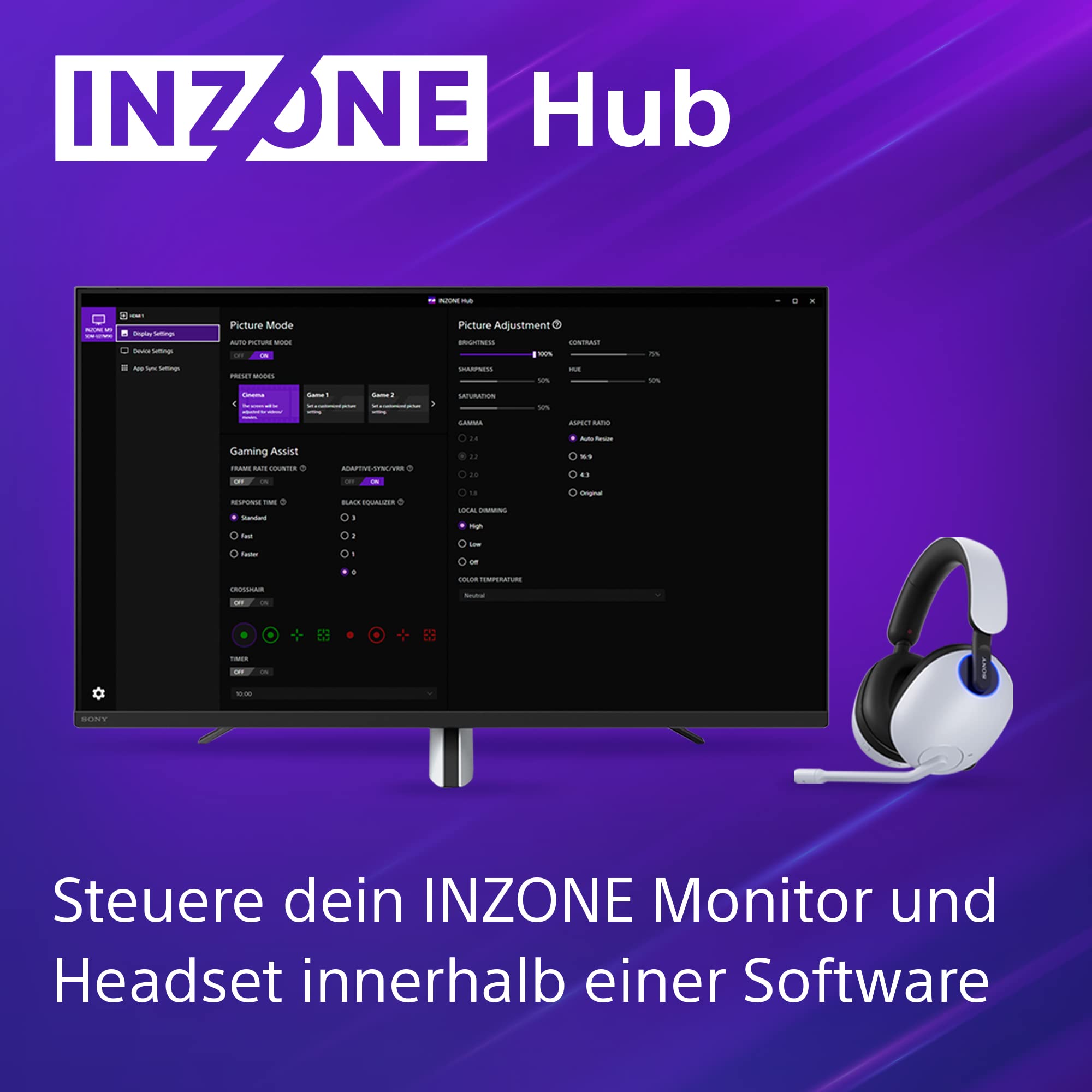 sony-inzone-m9-27-zoll-4k-gaming-monitor-144hz-1ms-full-array-local-dimming-hdmi image 8