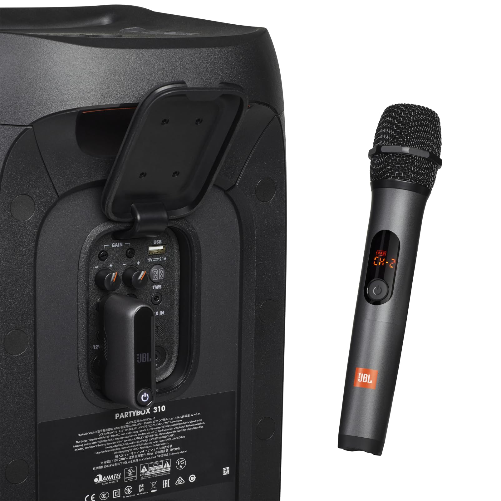 jbl-wireless-microphone-set-2-uhf-funkmikrofone-receiver-f-r-jbl-partybox-schwar image 6