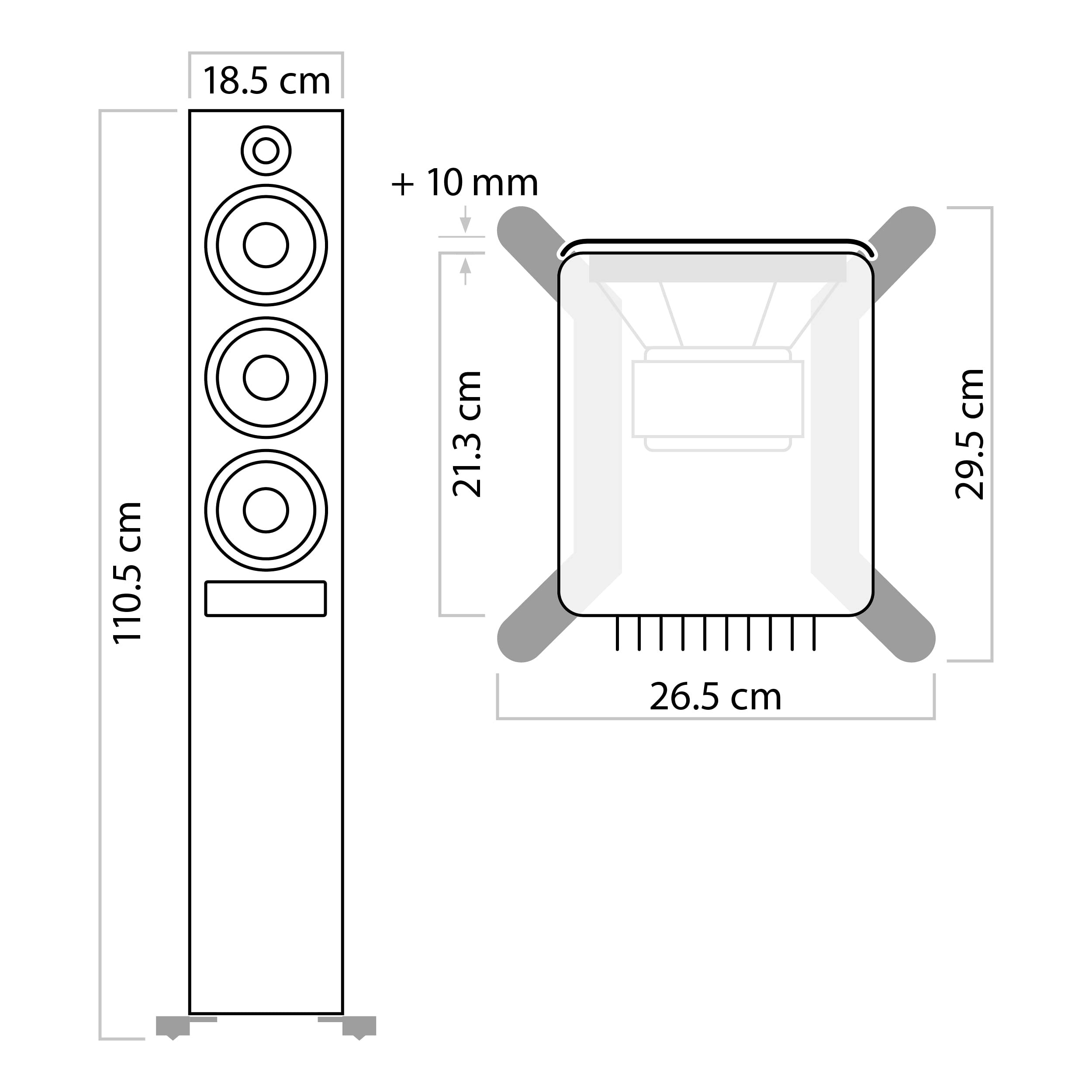 nubert-nupro-xs-6000-rc-standlautsprecher-einzeln-aktivbox-3-5-wege-bluetooth-ap image 6