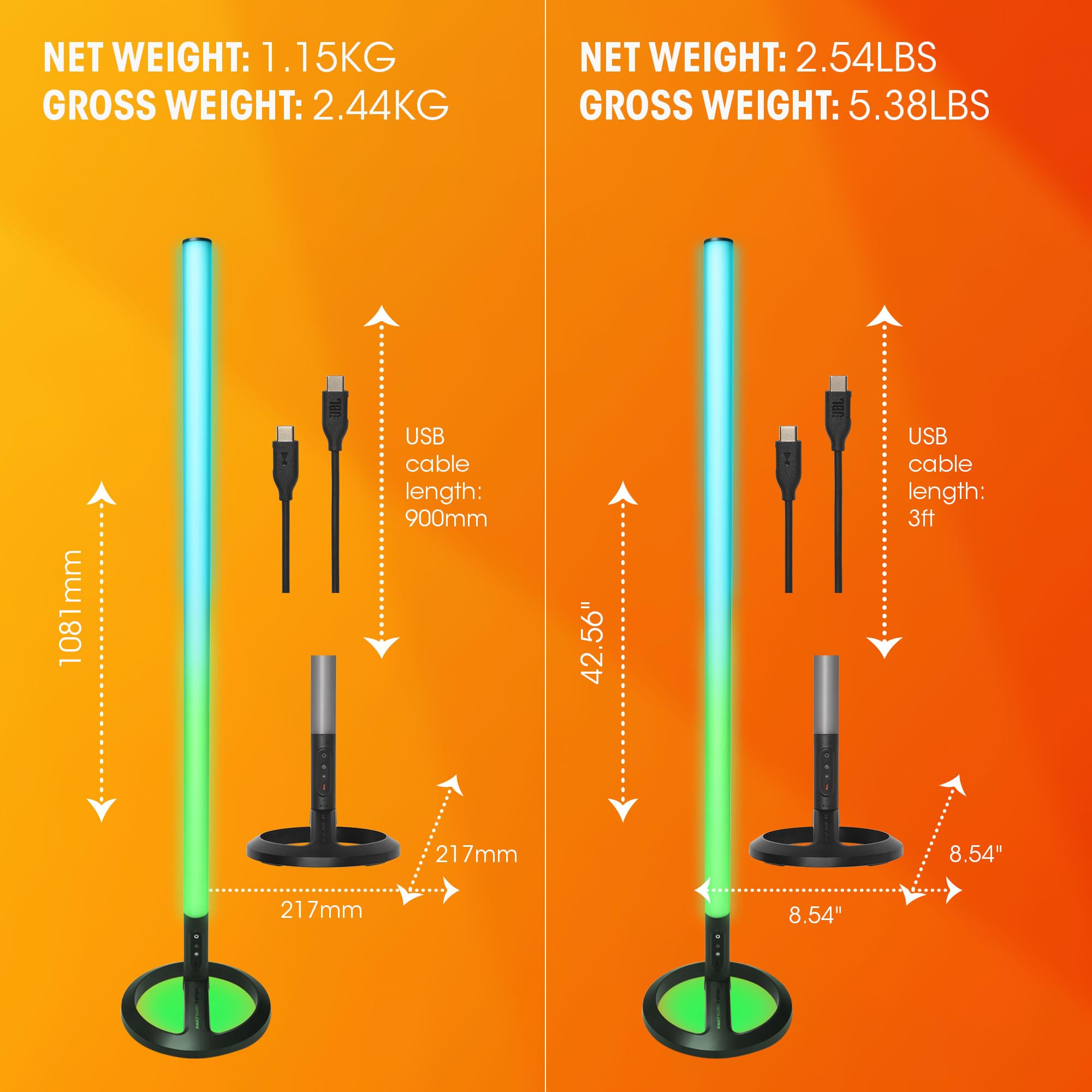 jbl-partylight-stick-360-rgb-led-beleuchtung-mit-akku-ipx4-kompatibel-mit-jbl-pa image 6