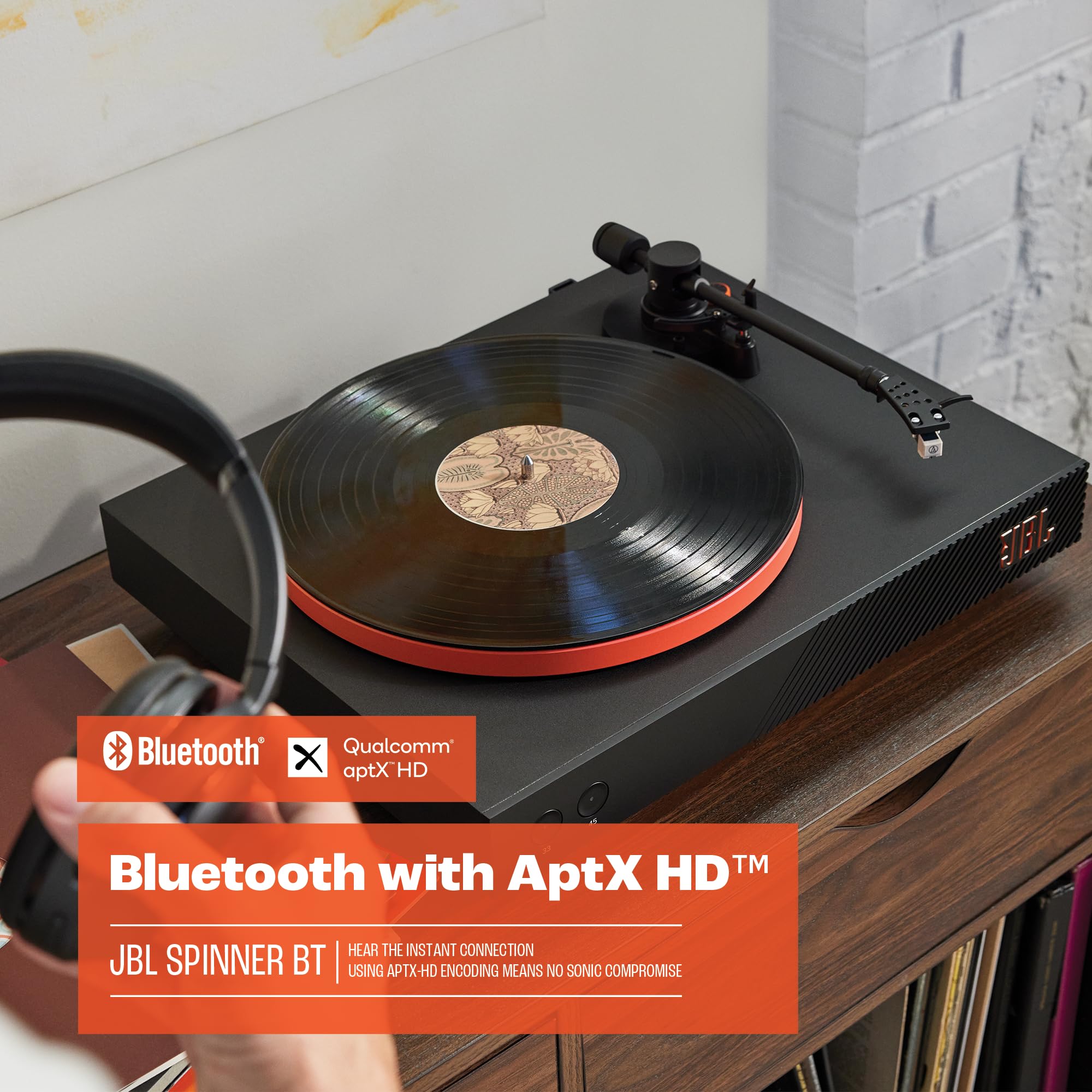 jbl-spinner-bt-schallplattenspieler-mit-bluetooth-aptx-hd-schwarz-und-orange image 8
