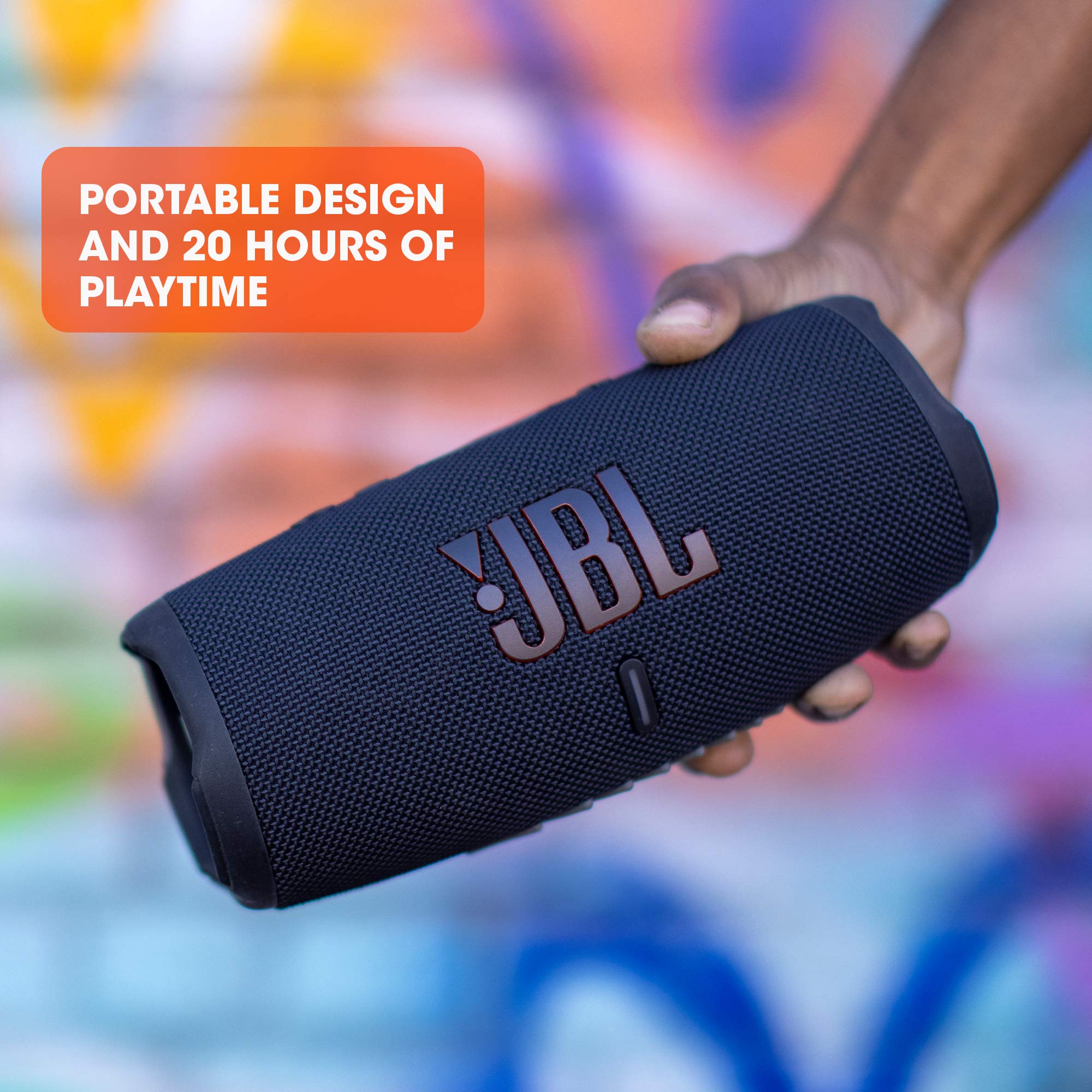 jbl-charge-5-bluetooth-lautsprecher-schwarz-wasserdichte-boombox-mit-powerbank-2 image 2