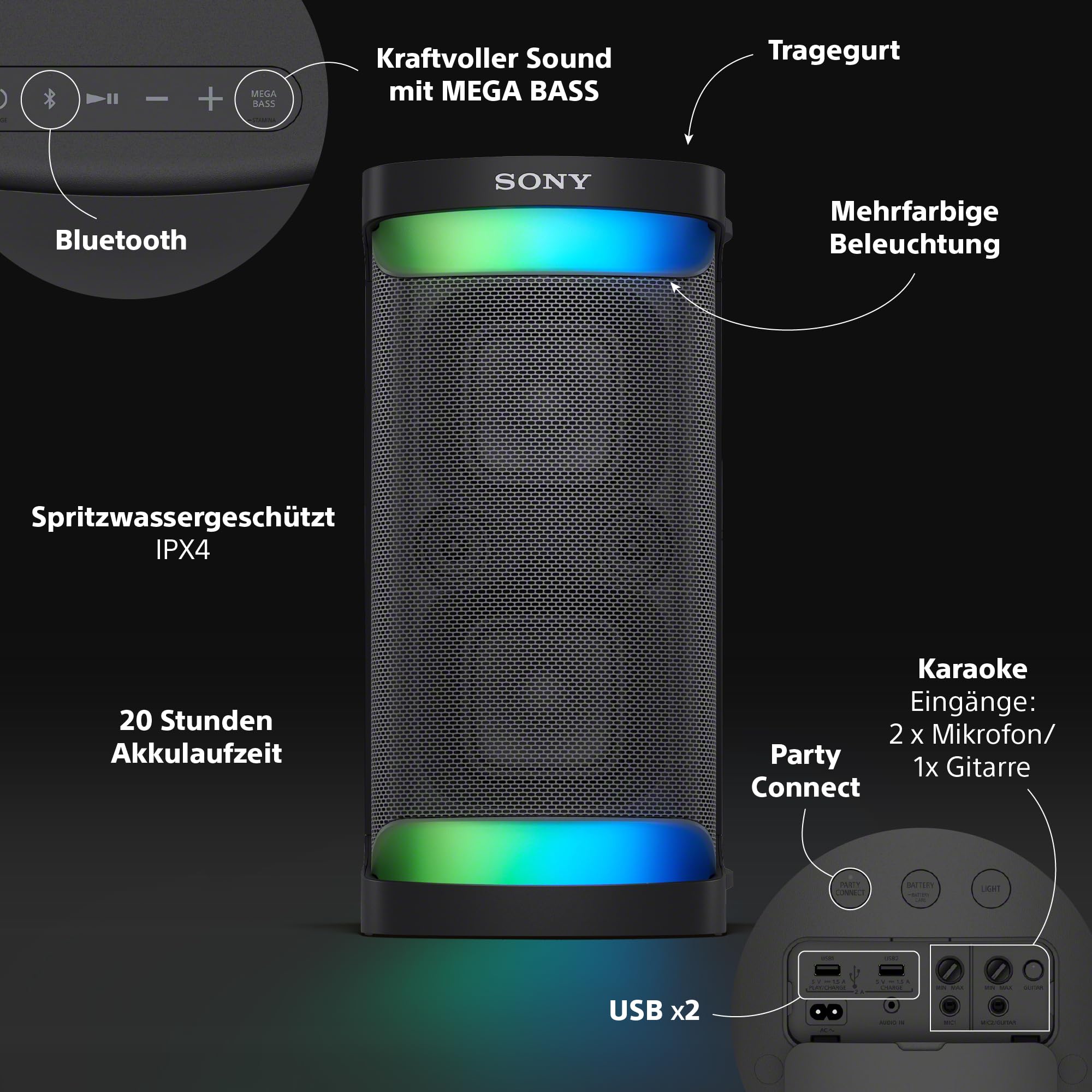 sony-srs-xp500-bluetooth-partylautsprecher-mit-mega-bass-beleuchtung-und-20h-akk image 4