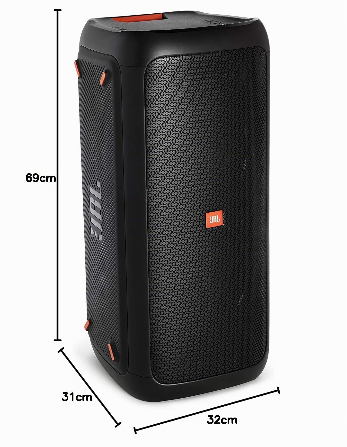 jbl-partybox-200-tragbarer-bluetooth-party-lautsprecher-schwarz-160w-sound-licht image 6