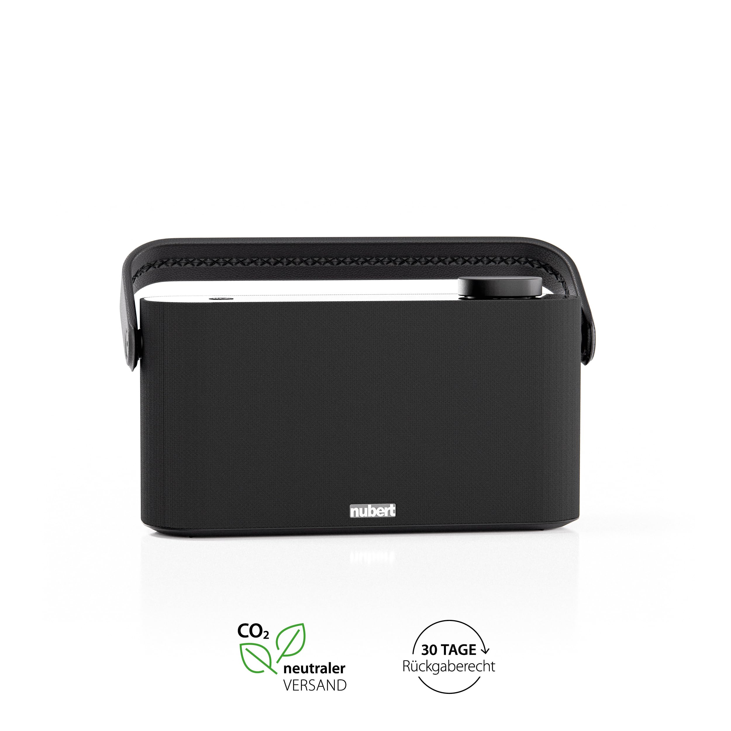 nubert-nugo-one-bluetooth-lautsprecher-schwarz-24h-akku-dab-ukw-radio-2-9-ips-di image 2