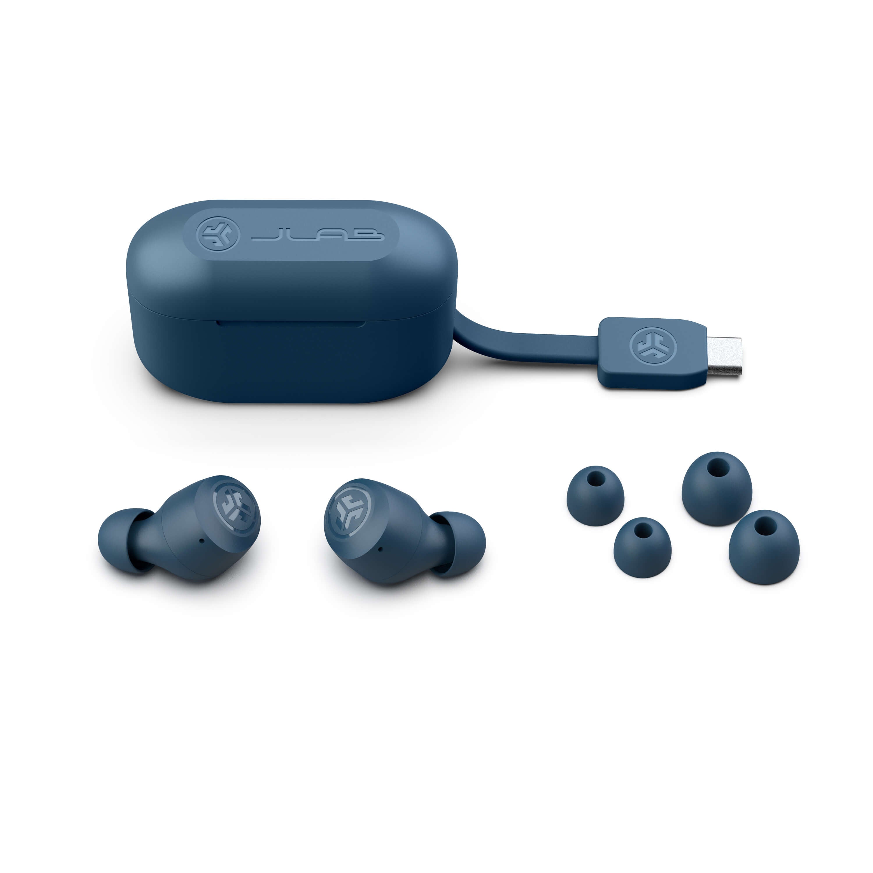 jlab-go-pop-true-wireless-earbuds-navy-mit-cloud-foam-tips-geschenkset image 5
