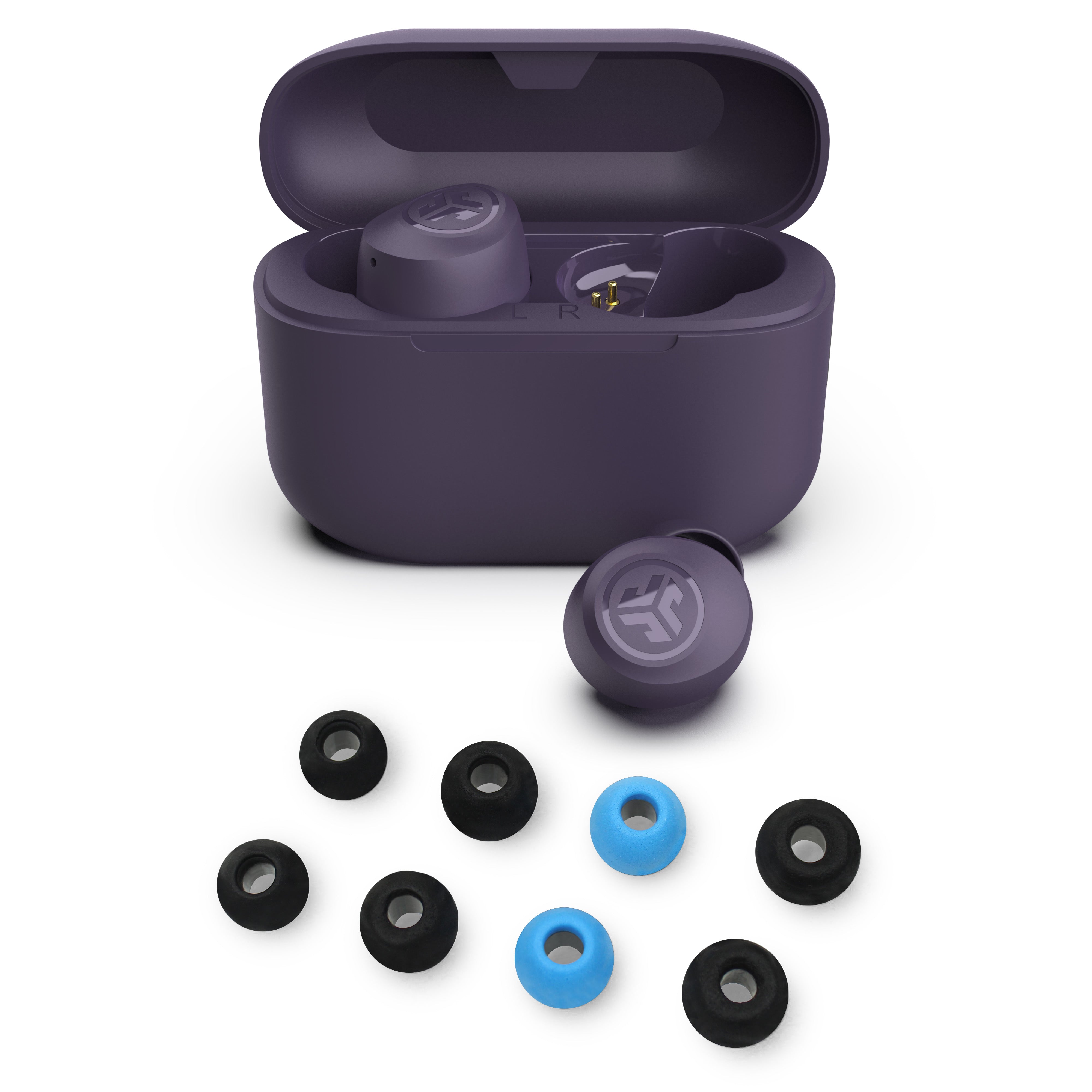 jlab-go-pop-cloud-violet-mit-cloud-foam-tips-geschenkset image 7