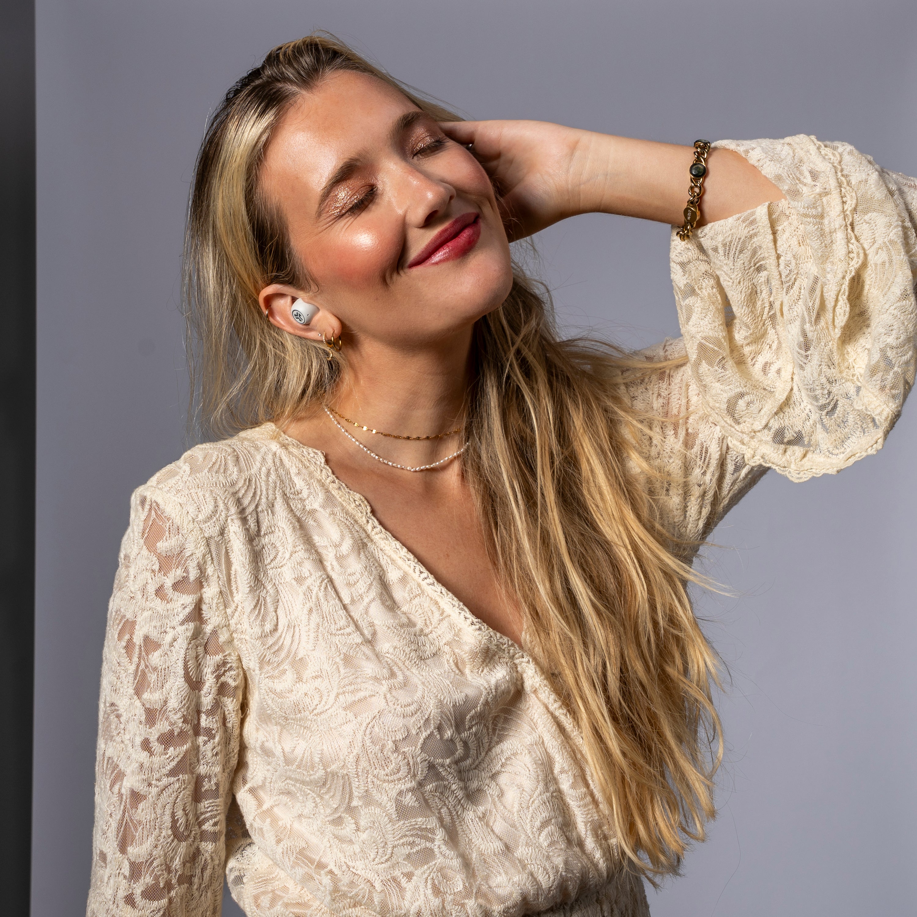 jlab-go-pop-anc-true-wireless-earbuds-cloud image 2