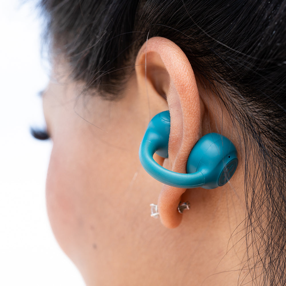 jlab-flex-open-open-ear-earbuds-teal image 2