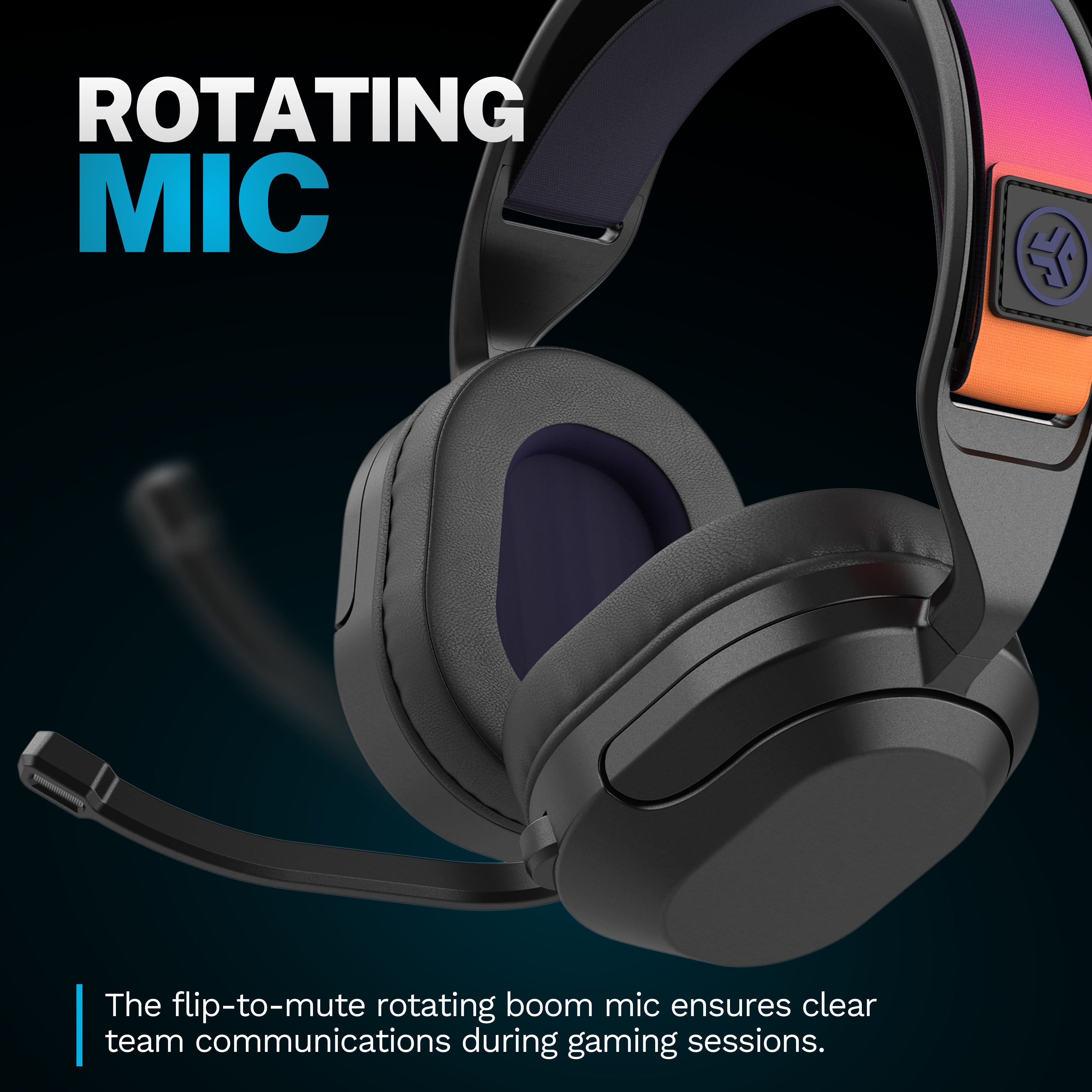 jlab-nightfall-wireless-gaming-headset-schwarz image 6